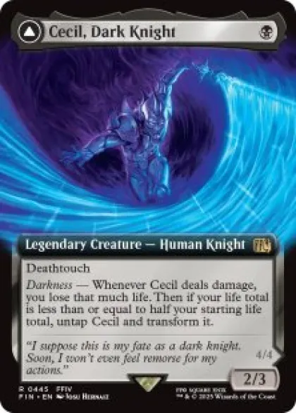 Cecil, Dark Knight (#445) (foil) (extended art) - Final Fantasy Varianten