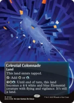 Celestial Colonnade (#142) (galaxy foil) (borderless) - Edge of Eternities Stellar Sights