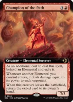 Champion of the Path (extended art) - Lorwyn Eclipsed Varianten