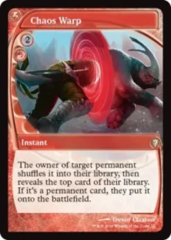 Chaos Warp (showcase) - Mystery Booster Commander Edition Future Sight