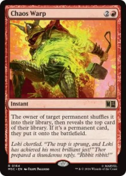 Chaos Warp (surge foil) - Marvel Super Heroes Commander