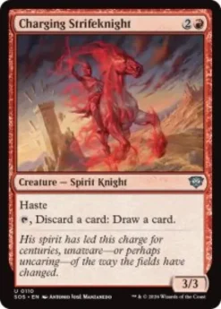 Charging Strifeknight (foil) - Secrets of Strixhaven
