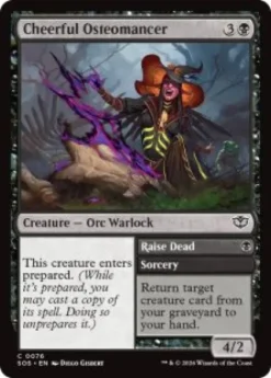 Cheerful Osteomancer (foil) - Secrets of Strixhaven