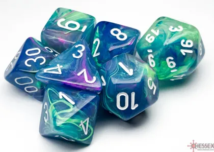 Chessex - Festive Dice Set: Waterlily (7 stuks)