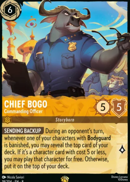 Chief Bogo, Commanding Officer - Reign of Jafar