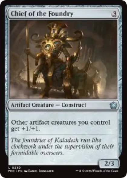 Chief of the Foundry - Foundations Commander Decks