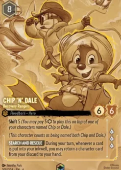 Chip 'n' Dale, Recovery Rangers (foil) (borderless) - Azurite Sea