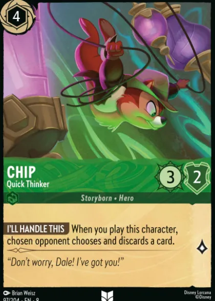 Chip, Quick Thinker (foil) - Reign of Jafar