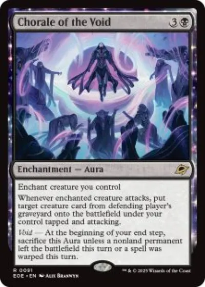 Chorale of the Void (foil) - Edge of Eternities
