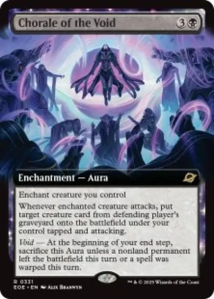 Chorale of the Void (foil) (extended art) - Edge of Eternities Varianten