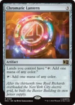 Chromatic Lantern (surge foil) - Marvel Super Heroes Commander