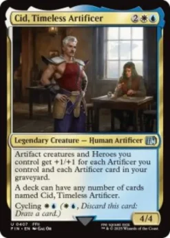 Cid, Timeless Artificer (#407) (foil) - Final Fantasy