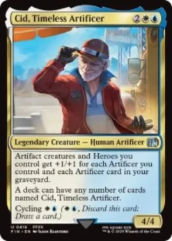 Cid, Timeless Artificer (#419) (foil) - Final Fantasy