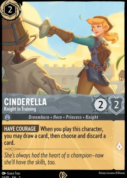 Cinderella, Knight In Training (foil) - Promo Set 1