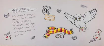 Cinereplicas - Harry Potter: Hedwig Deskmat