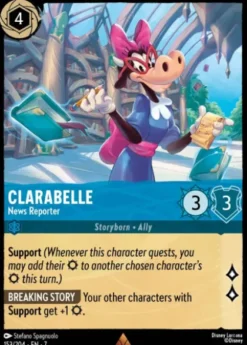 Clarabelle, News Reporter (foil) - Archazia's island