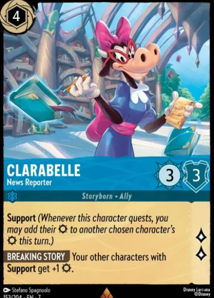 Clarabelle, News Reporter (foil) - Archazia's island
