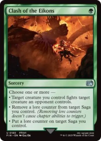 Clash of the Eikons (foil) - Final Fantasy