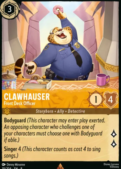 Clawhauser, Front Desk Officer - Reign of Jafar