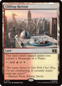 Clifftop Retreat (surge foil) - Marvel Super Heroes Commander