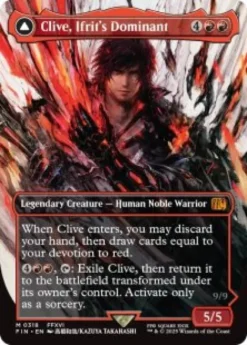 Clive, Ifrit's Dominant (#318) (foil) (borderless) - Final Fantasy Varianten