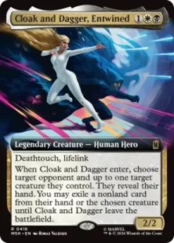 Cloak and Dagger, Entwined (foil) (extended art) - Marvel Super Heroes Varianten