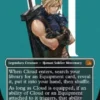 Cloud, Midgar Mercenary (#375) (foil) (borderless) - Final Fantasy Varianten