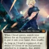 Cloud, Midgar Mercenary (#427) (foil) (extended art) - Final Fantasy Varianten
