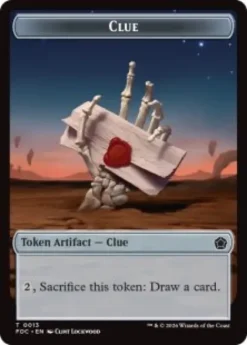 Clue token - Foundations Commander Decks