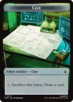 Clue token - Marvel Super Heroes