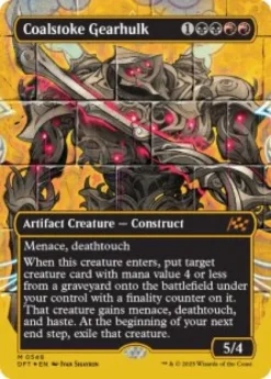 Coalstoke Gearhulk (#548) (first-place foil) (borderless) - Aetherdrift First-Place Box Toppers