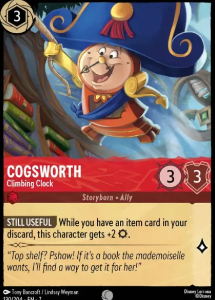 Cogsworth, Climbing Clock (foil) - Archazia's island