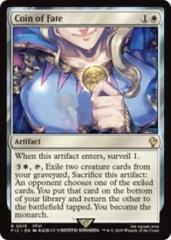 Coin of Fate (surge foil) - Final Fantasy Commander