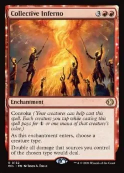 Collective Inferno (foil) - Lorwyn Eclipsed Planeswalker Stamped