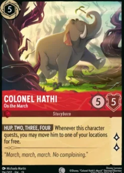 Colonel Hathi, On the March (foil) - Attack of the Vine