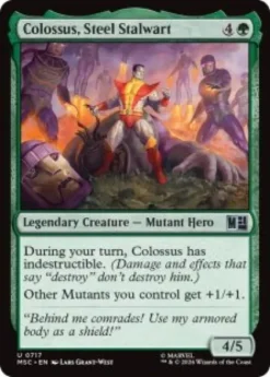 Colossus, Steel Stalwart (foil) - Marvel Super Heroes Commander