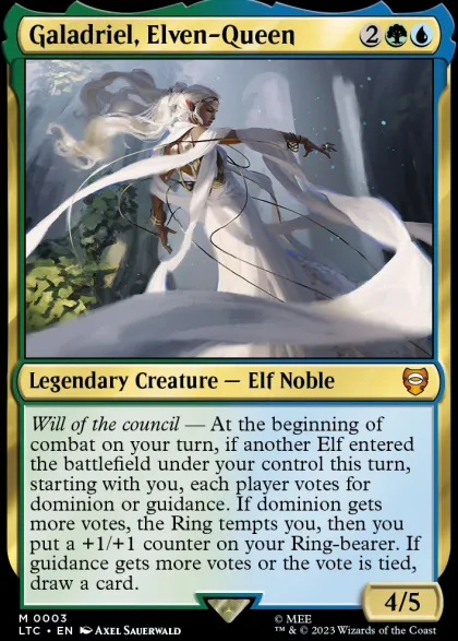 Commander Deck Lord of the Rings: Tales of Middle-earth - Elven Council