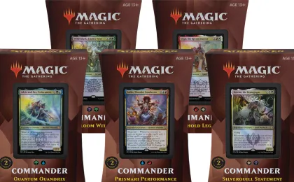 Commander 2021 Strixhaven complete set decks