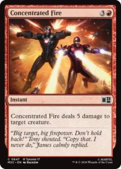 Concentrated Fire - Marvel Super Heroes Commander