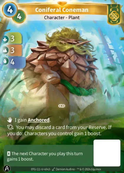 Coniferal Coneman (U-4543) - Altered Kickstarter Uniques