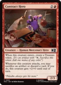 Contract Hero (foil) - Marvel Super Heroes Commander