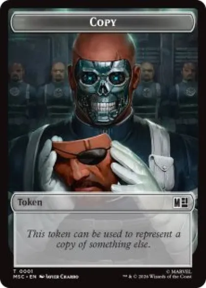 Copy token (#01) (foil) - Marvel Super Heroes Commander