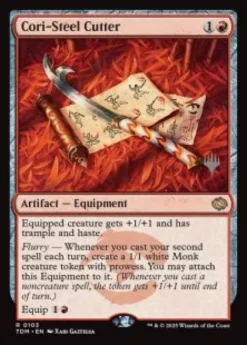 Cori-Steel Cutter (foil) - Tarkir: Dragonstorm Planeswalker Stamped