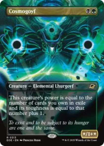 Cosmogoyf (foil) (borderless) - Edge of Eternities Varianten