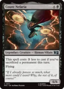 Count Nefaria (foil) - Marvel Super Heroes Commander