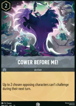 Cower Before Me! (foil) - Attack of the Vine
