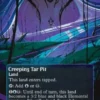Creeping Tar Pit (#54) (foil) (borderless) - Edge of Eternities Stellar Sights