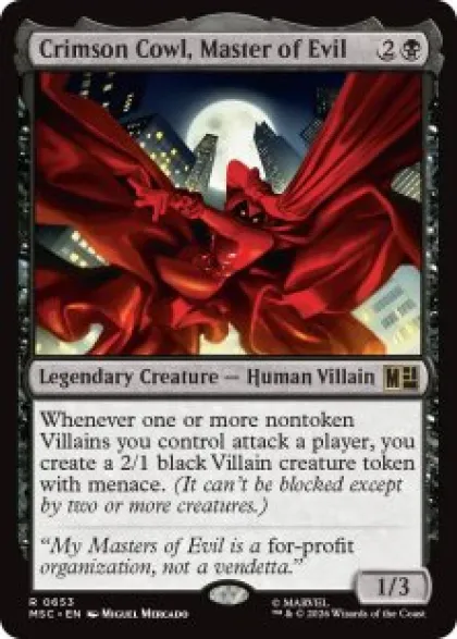 Crimson Cowl, Master of Evil - Marvel Super Heroes Commander
