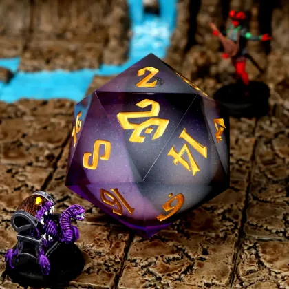CritStones - Liquid Core D20: Twilight Ether (1-delig)