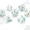 CritStones - Metal Dice Set: Iris Blossom (7-delig)